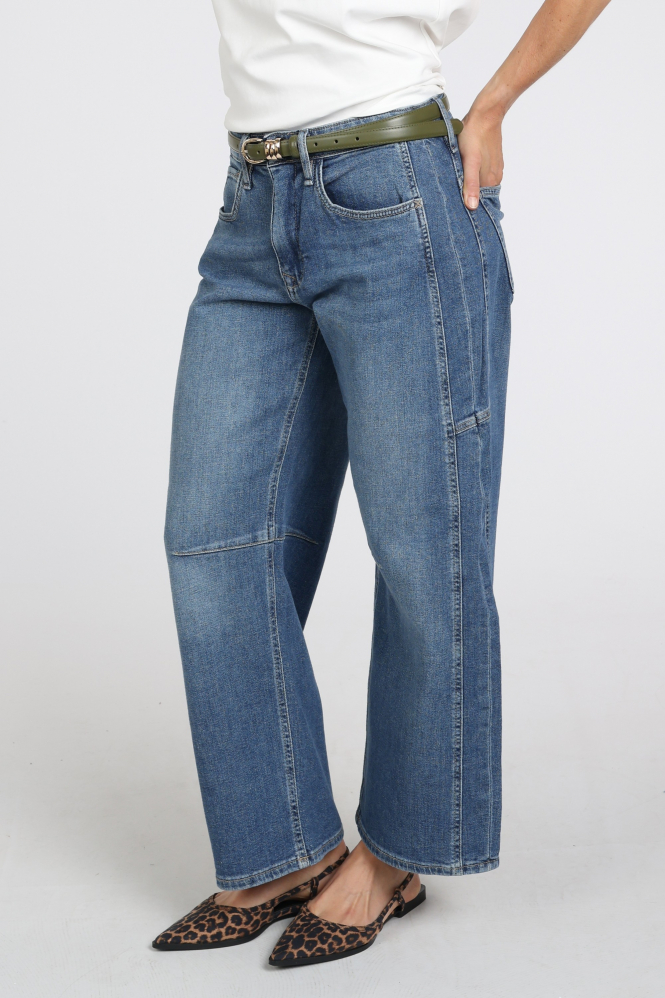 Mac Ohio barrel 0333L Jeans Blauw
