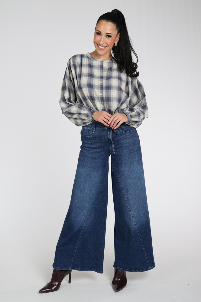 Mac Wide extreme 0333 Jeans Blauw