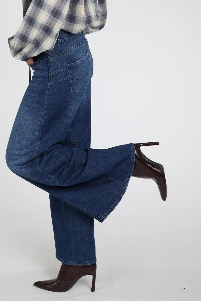 Mac Wide extreme 0333 Jeans Blauw