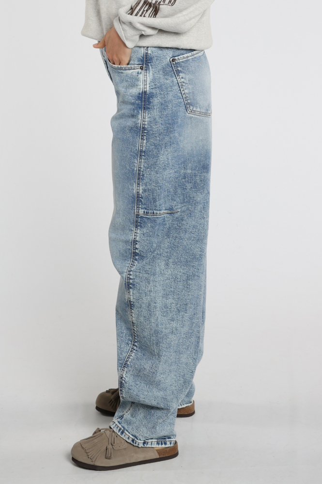 Cambio Baggy 9103x14300 Jeans Blauw