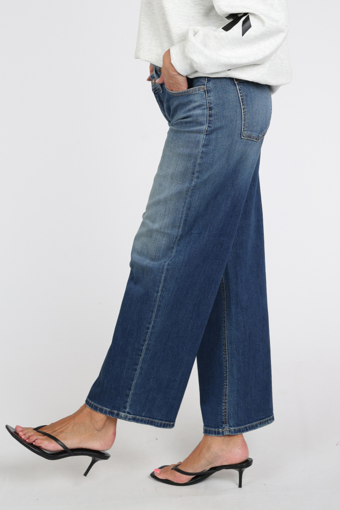 Cambio Baggy 9129013203 Jeans Blauw