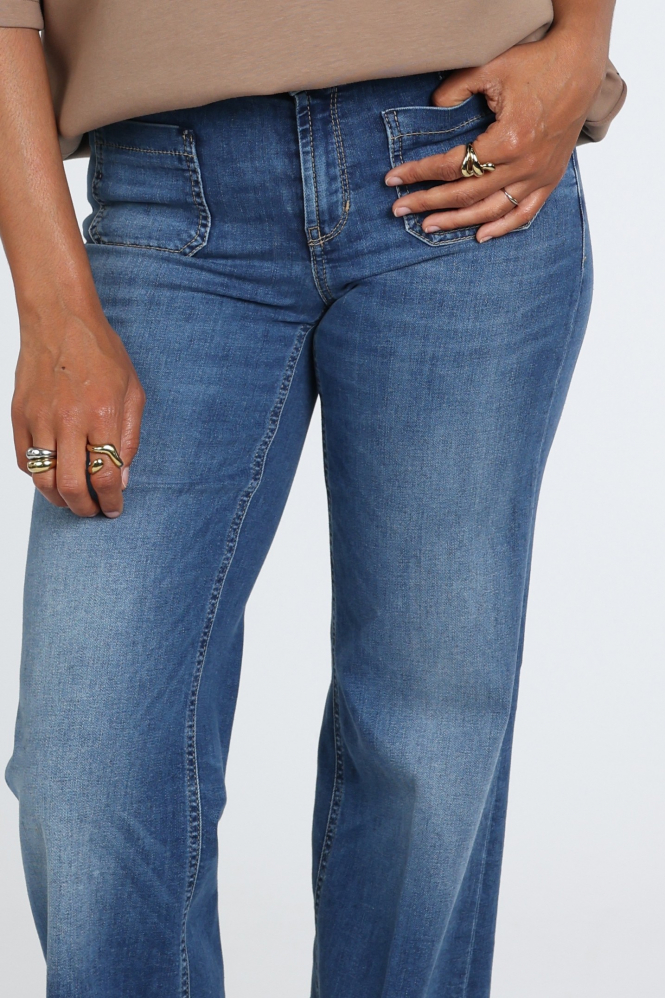Cambio Amara 9182001100 Jeans Blauw