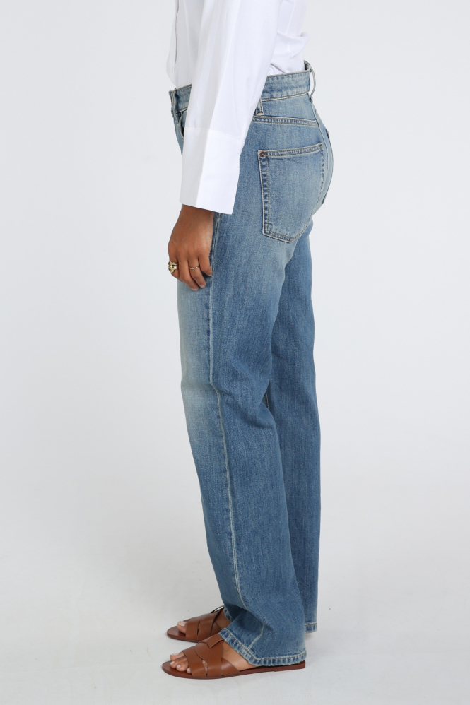 Cambio Gini long 9103x14200 Jeans Blauw