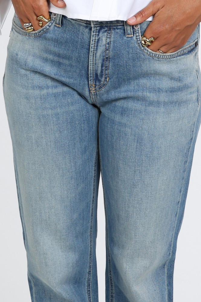 Cambio Gini long 9103x14200 Jeans Blauw