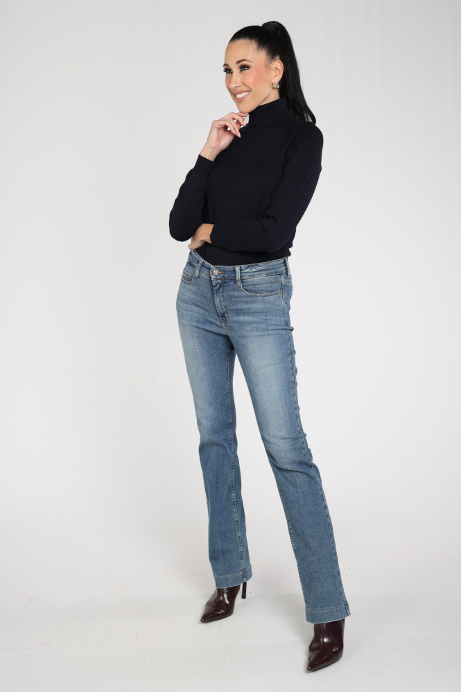 Mac Dream Boot 0358L Jeans Blauw
