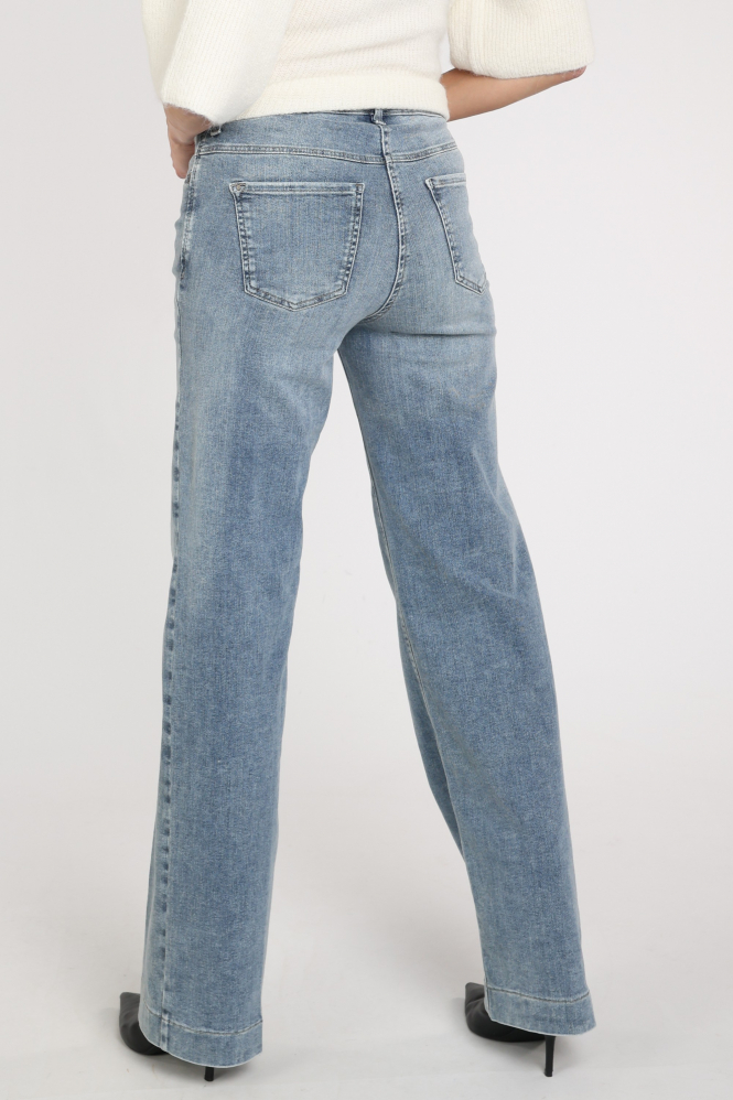 Mac  dream wide 0358L Jeans Blauw