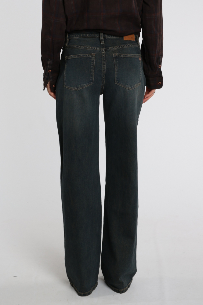 Florez sophie straight cr0016 Jeans Blauw