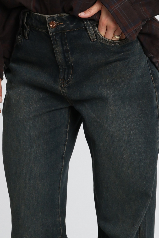 Florez sophie straight cr0016 Jeans Blauw