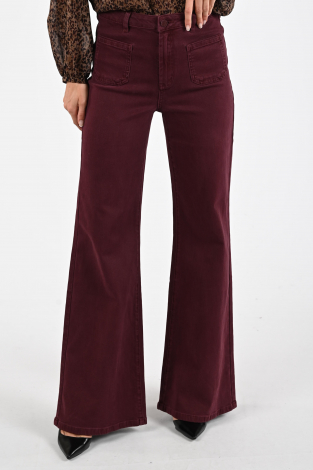 Floréz Ana Flared Pocket Rood