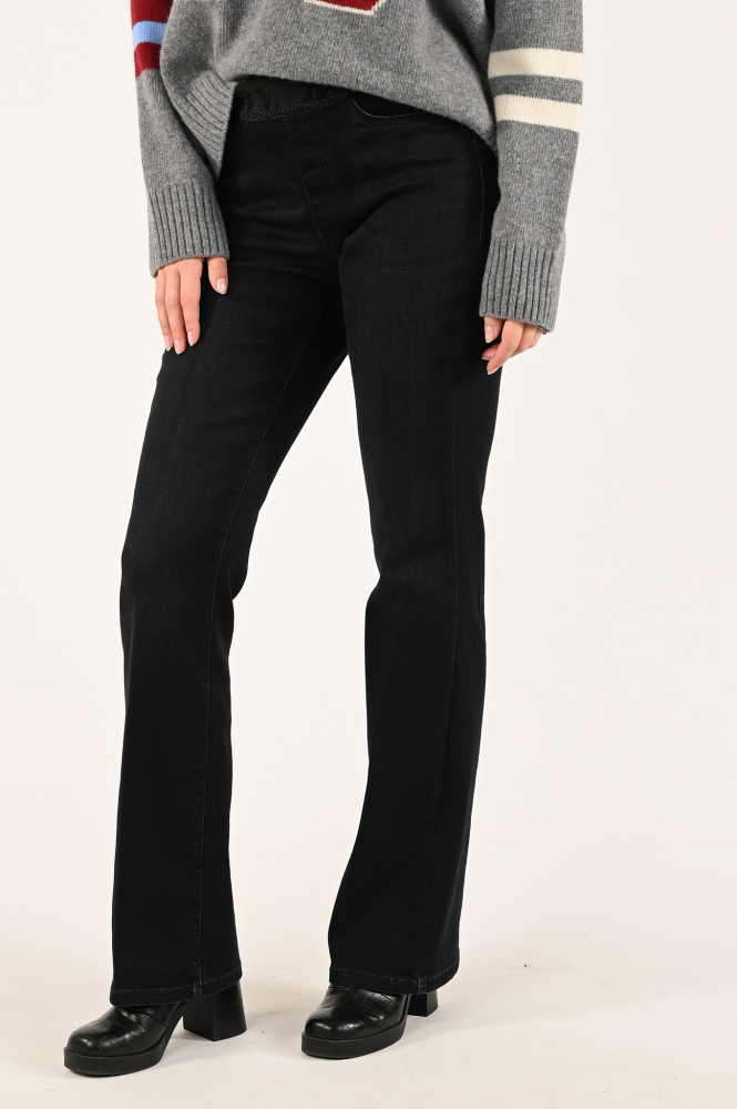 Cambio philia flared 92 Jeans Zwart