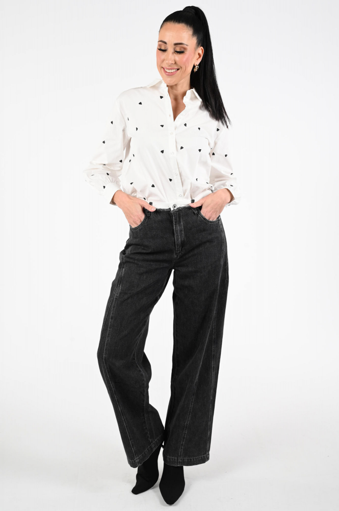 Geisha 51507-10 Jeans Zwart