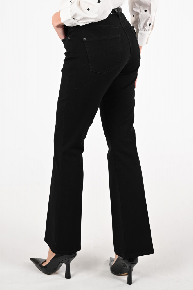 Cambio Paris Flared Jeans Zwart