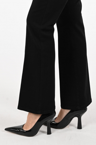 Cambio Paris Flared Zwart