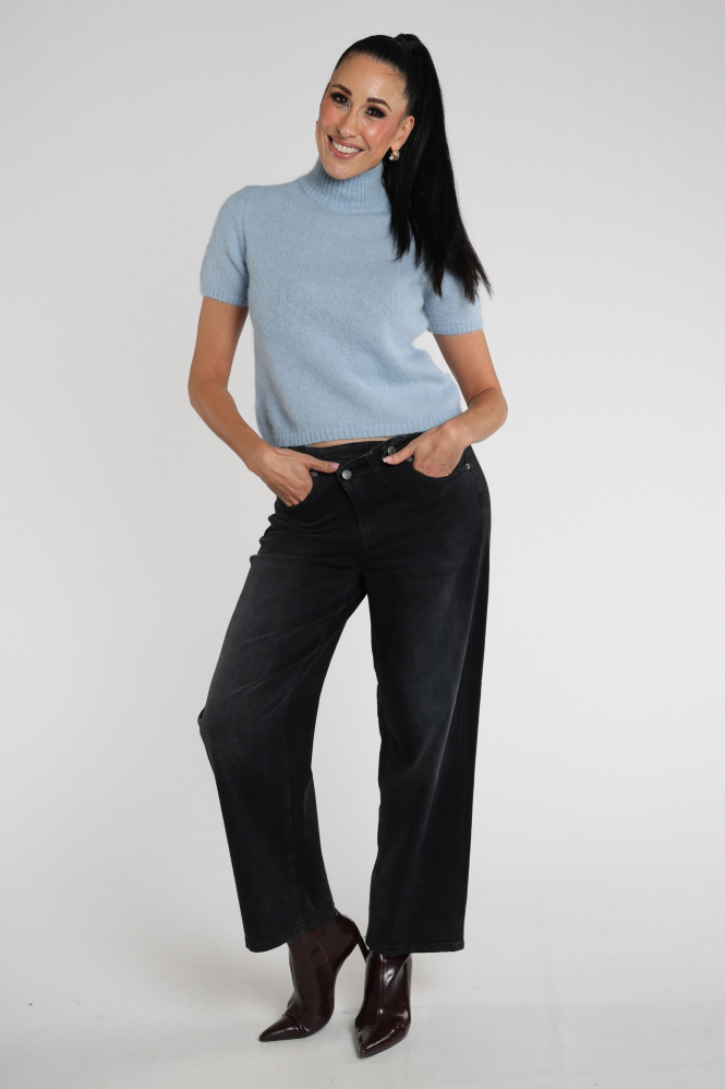 Cambio Baggy 9250013204 Jeans Zwart
