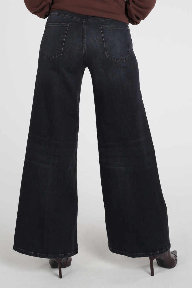 Cambio Palazzo 9229x13800 Jeans Zwart