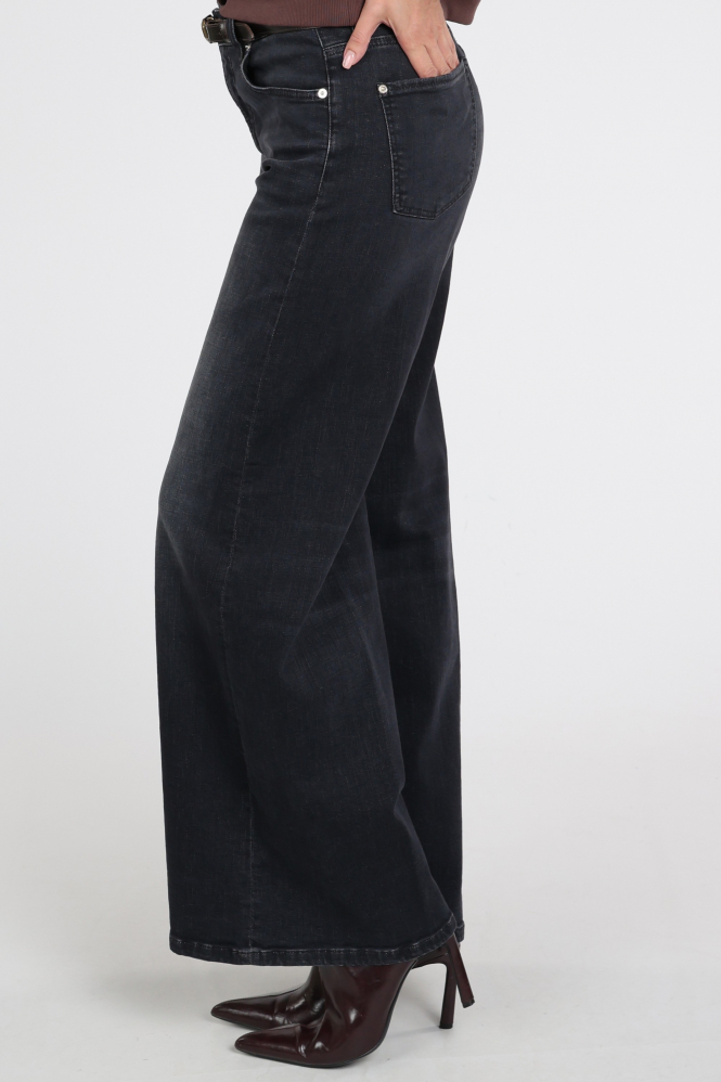 Cambio Palazzo 9229x13800 Jeans Zwart