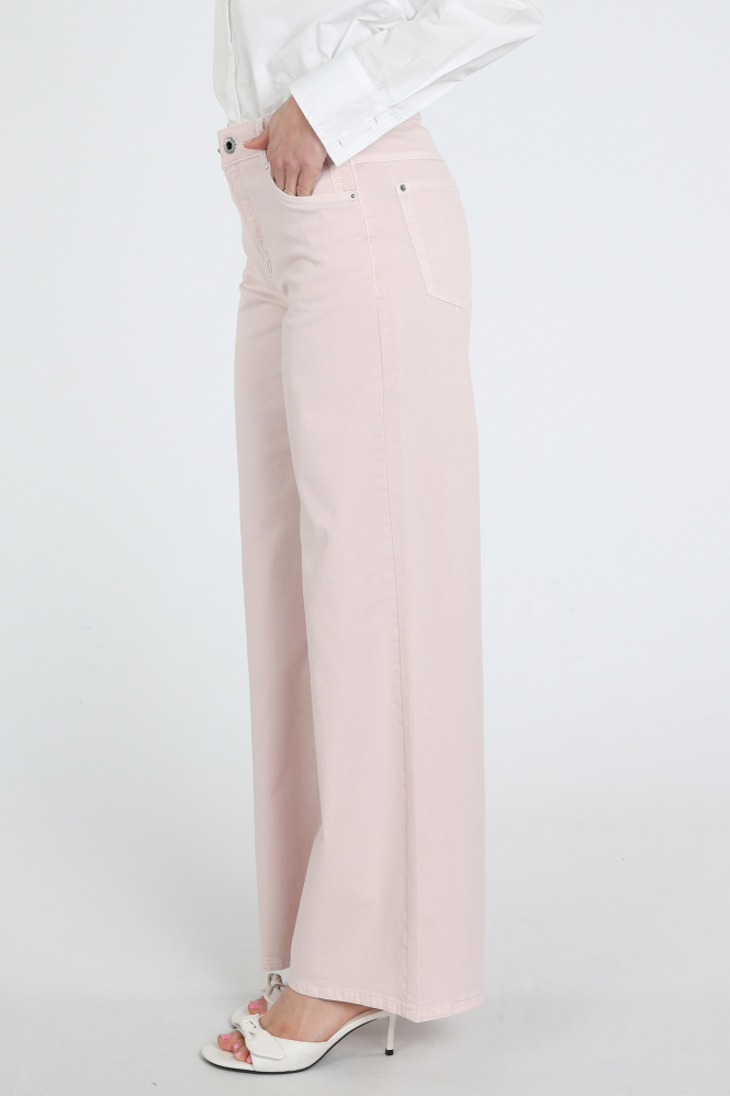 Rosner Audrey Wide Leg Palazzo  Jeans Roze
