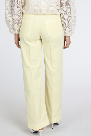 Rosner Audrey Wide Leg Pocket  Geel