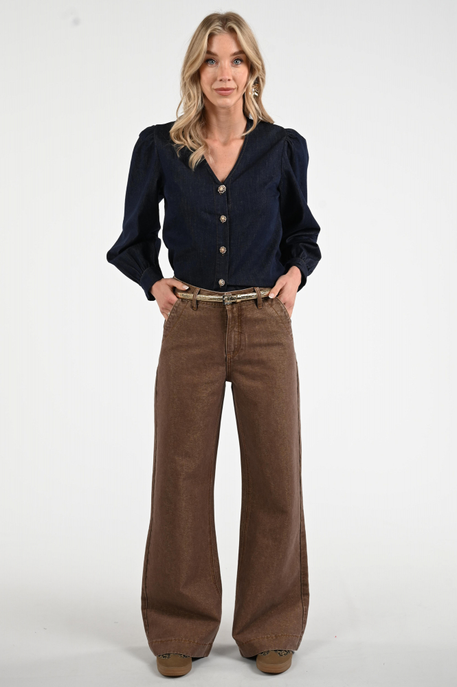 Geisha 51515-10 Jeans Geel