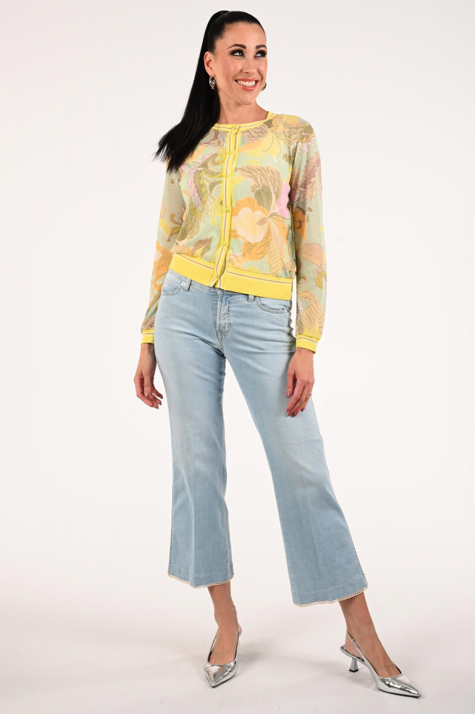 Cambio Francesca Jeans Blauw