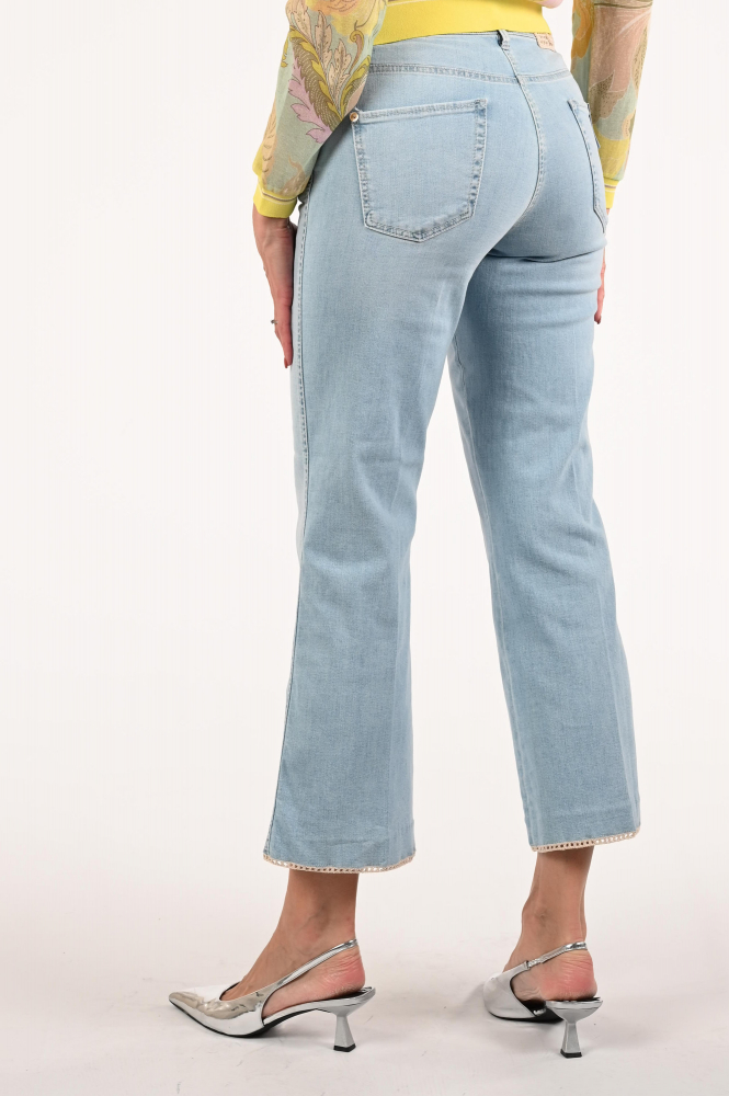 Cambio Francesca Jeans Blauw