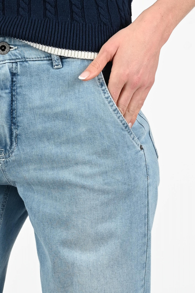 Rosner Audrey Wide Leg 1 Jeans Blauw