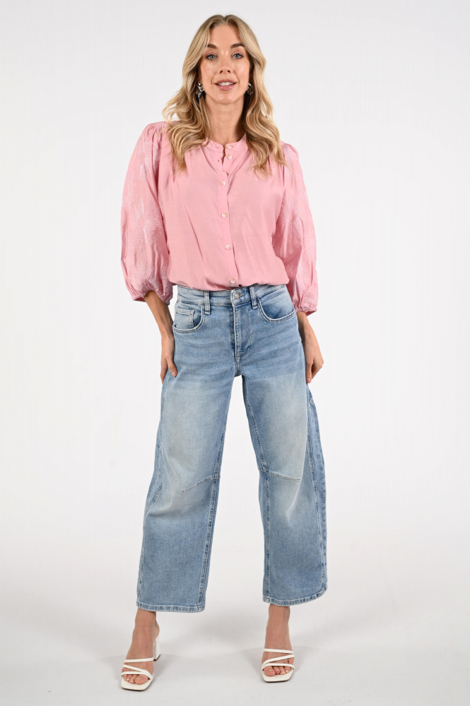 Mac Ohio barrel 0333L Jeans Blauw