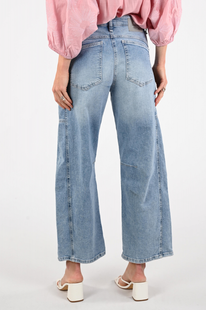 Mac Ohio barrel 0333L Jeans Blauw