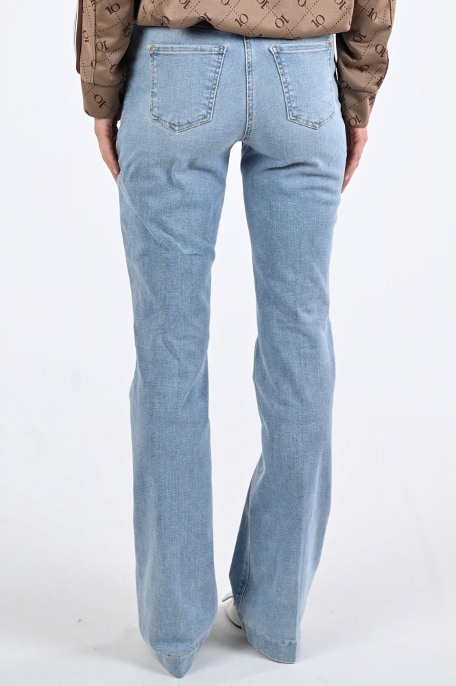 Mac Dream boot long Jeans Blauw