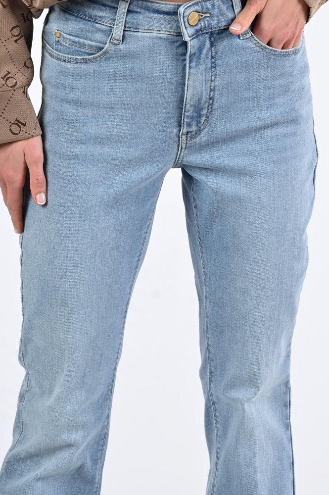 Mac Dream boot long Jeans Blauw