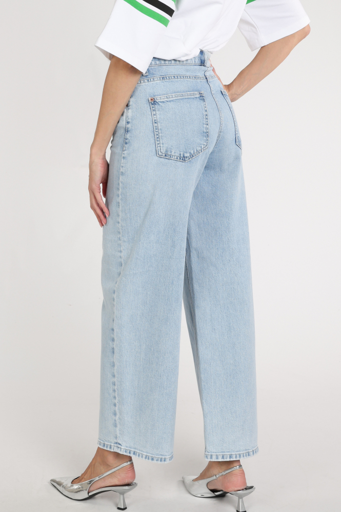 Cambio Baggy 9103012100 Jeans Blauw