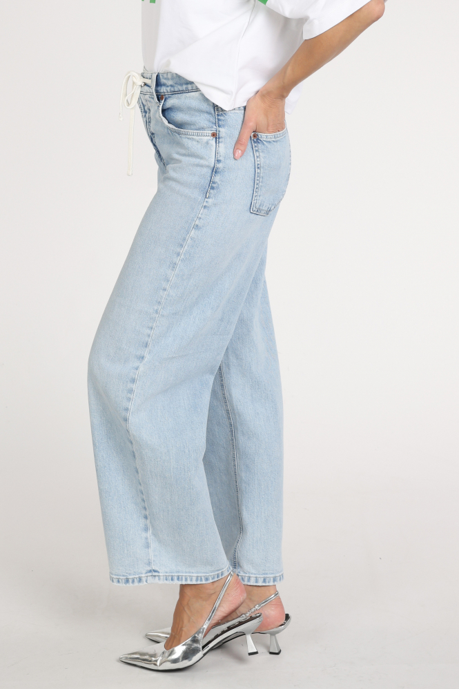 Cambio Baggy 9103012100 Jeans Blauw