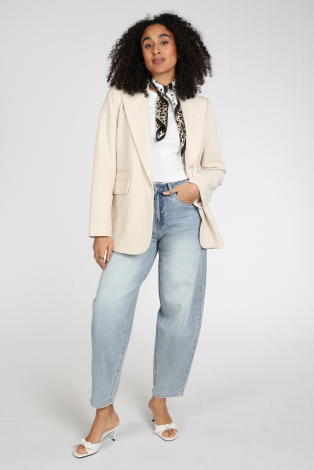 Florez fani barrel jeans Blauw