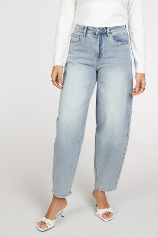 Florez fani barrel jeans Blauw