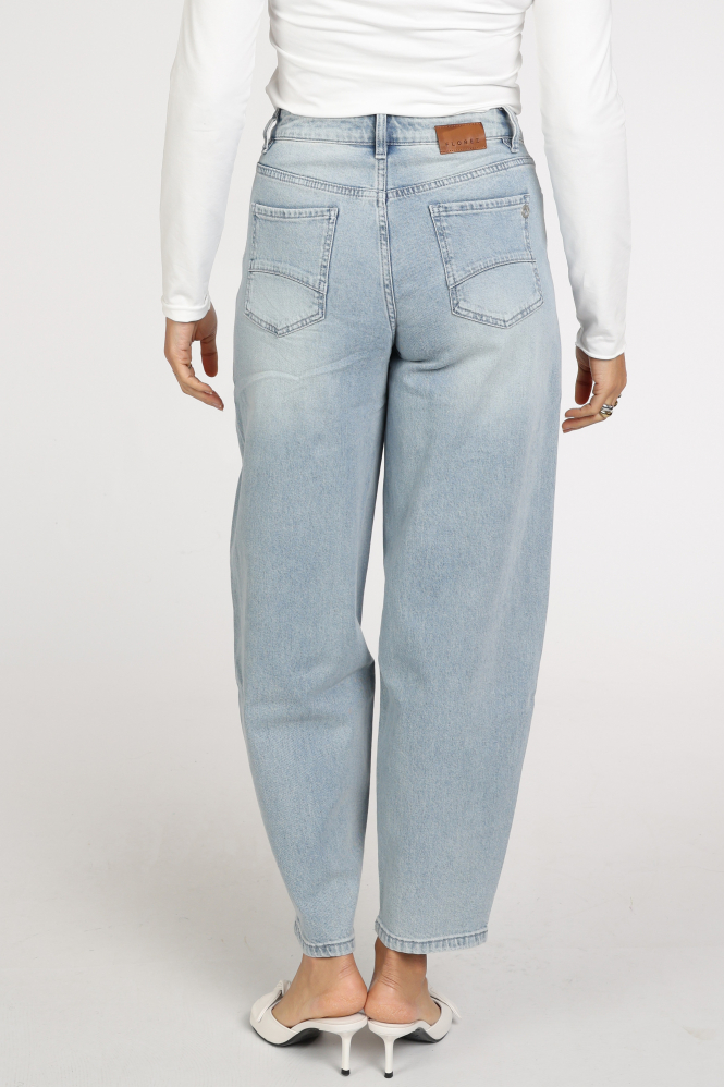 Florez fani barrel jeans Jeans Blauw