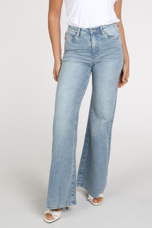 Florez ana flared Blauw