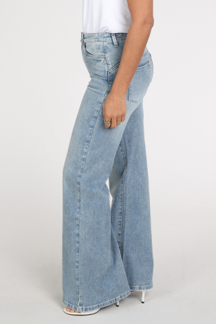 Florez ana flared Blauw