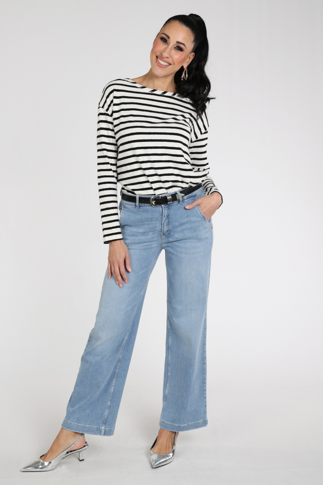 Rosner Audrey Wide Jeans Blauw