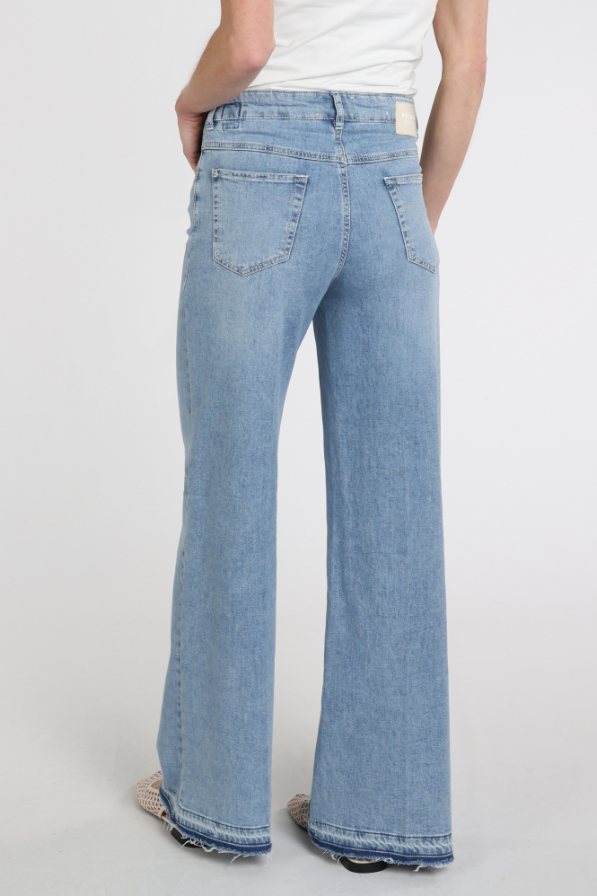 Rosner Audrey wide leg palazzo Jeans Blauw