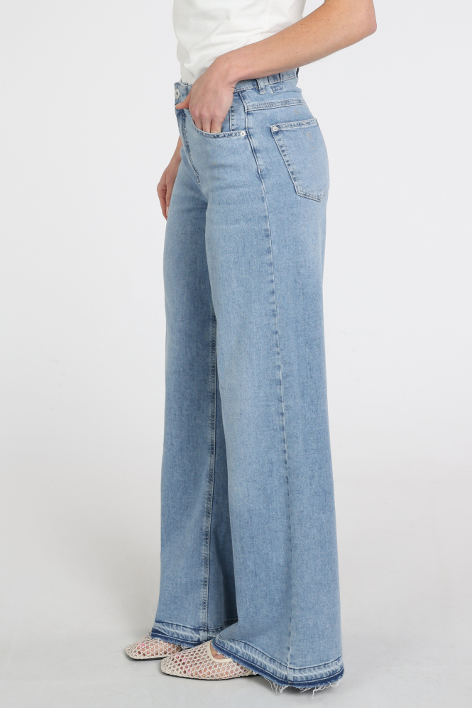 Rosner Audrey wide leg palazzo Jeans Blauw