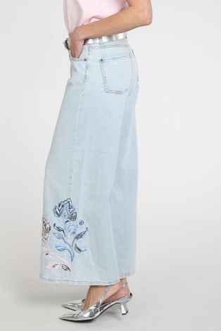 Cambio Palazzo cropped Blauw