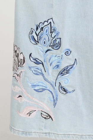 Cambio Palazzo cropped Blauw