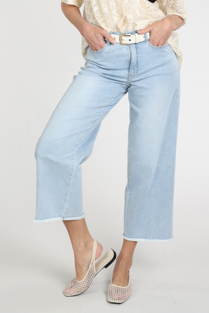 Mac Dream Wide Jeans Blauw