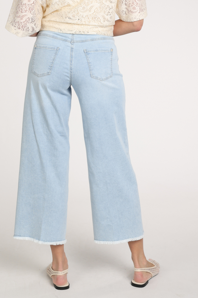 Mac Dream Wide Jeans Blauw