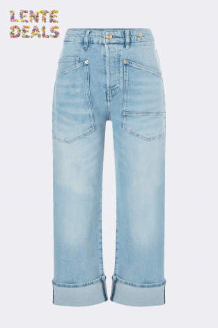 Mac Baggy Straght Blauw