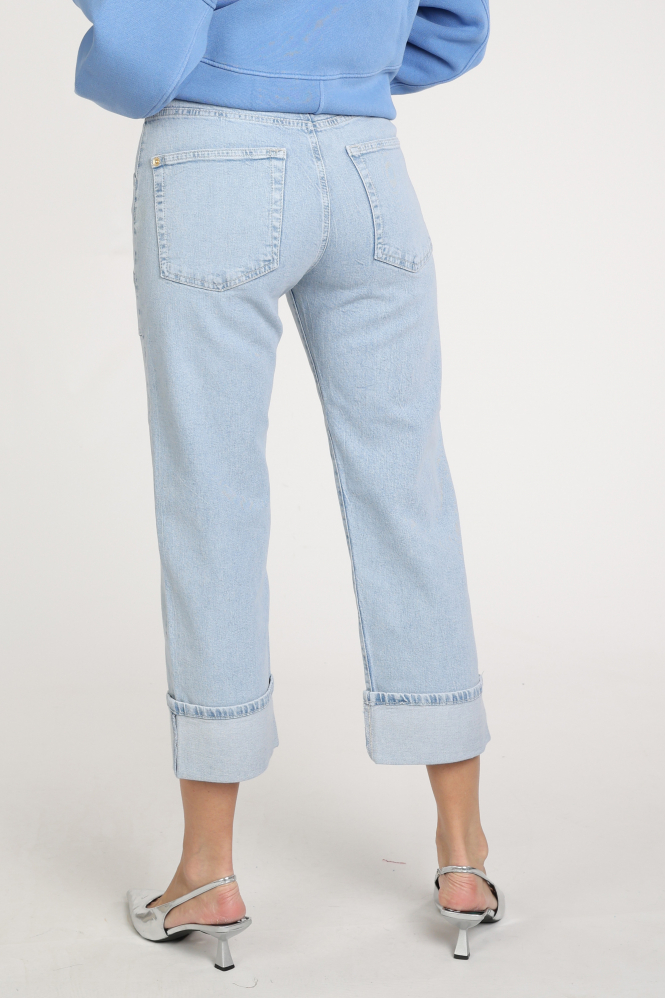 Mac Baggy Straght Jeans Blauw