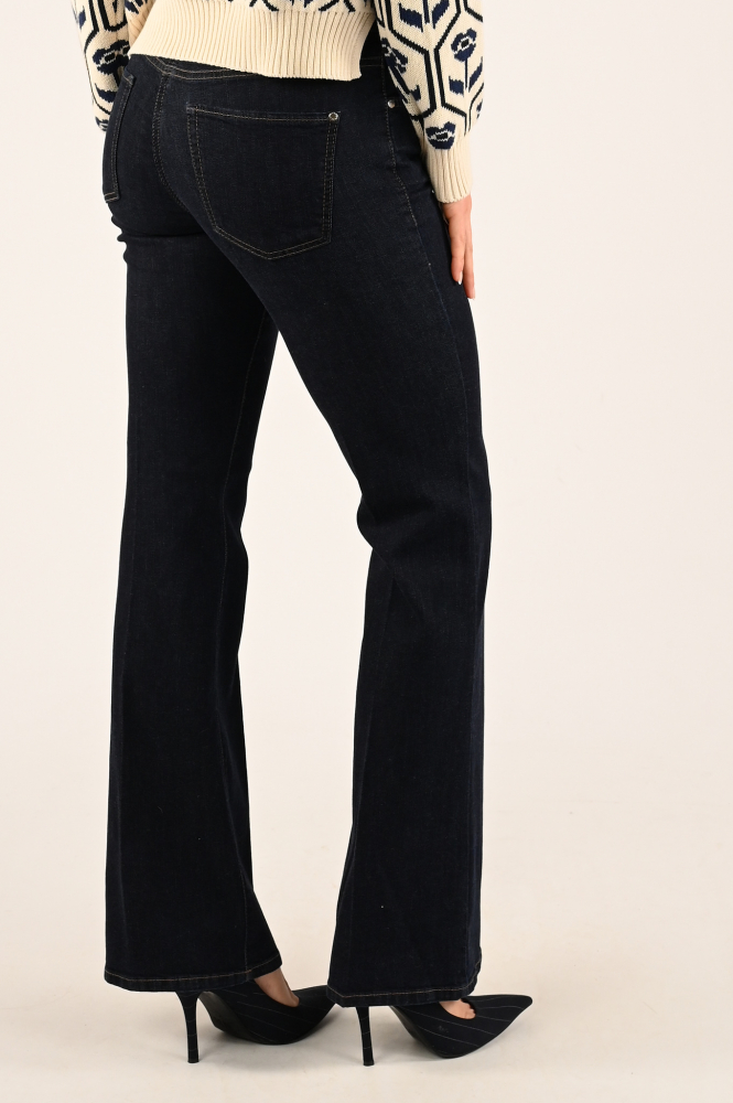 Cambio Paris flared HR Jeans Blauw