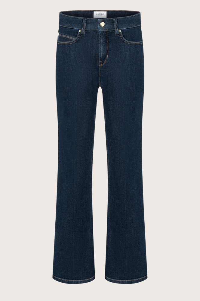 Cambio Paris flared HR Jeans Blauw