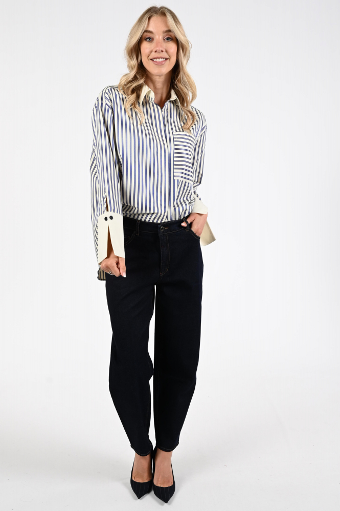 Rosner Mara tapered 385 Jeans Blauw
