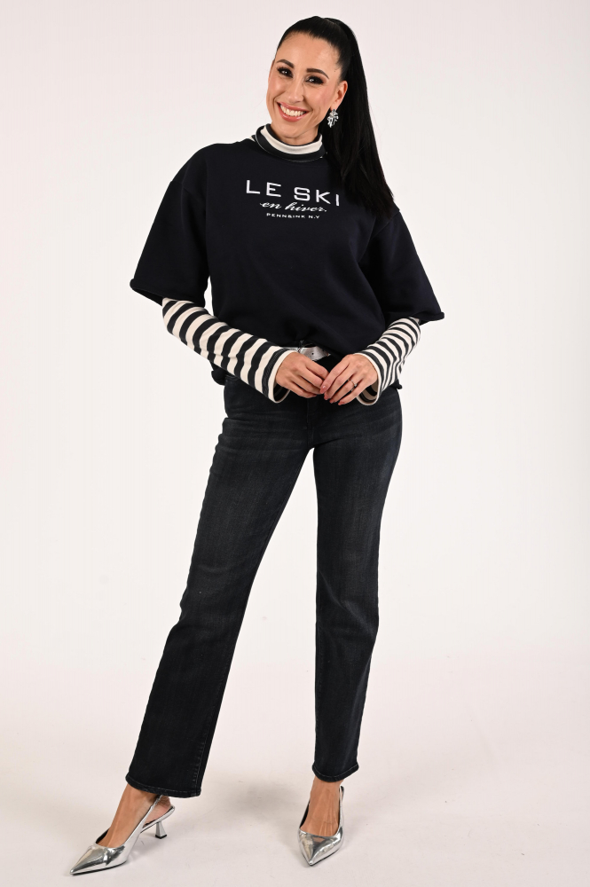 Rosner Audrey Straight_1 Jeans Blauw
